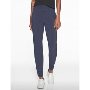 Athleta Soho Joggers Slate Blue Quick Dry Unlined
